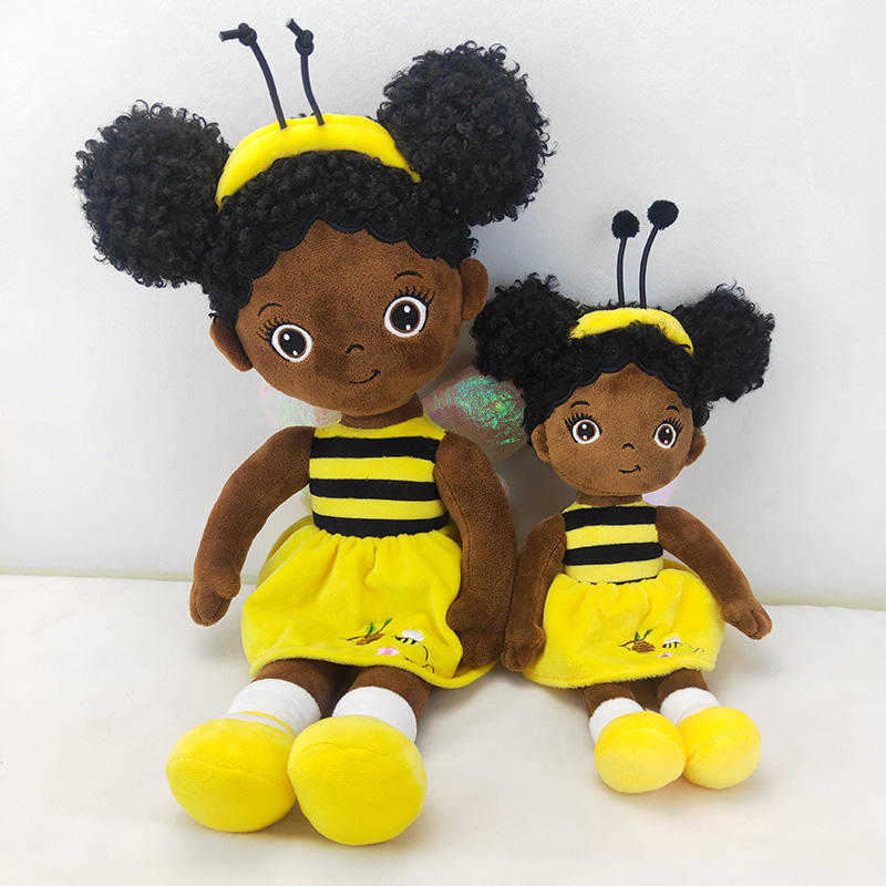 Plush Black Bee Costume Doll